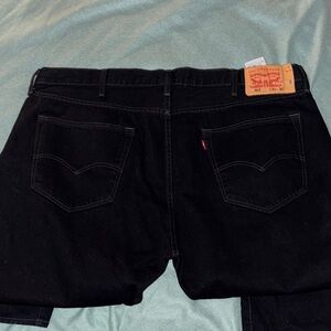 Levi's Dark Denim Jeans with Signature Stitching